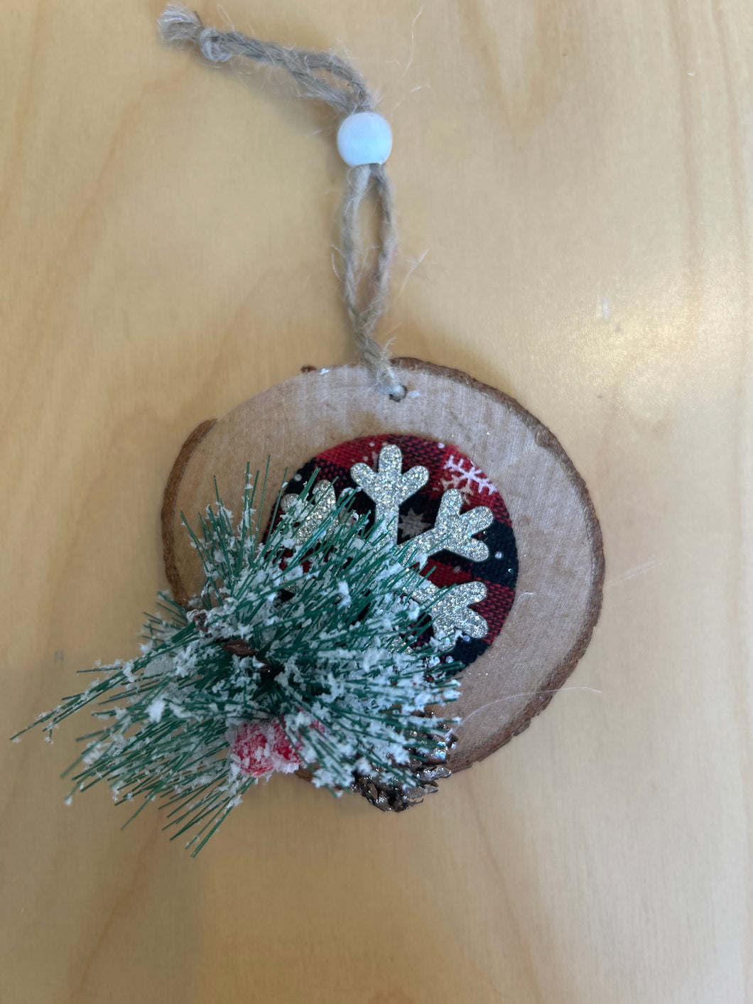 Julepynt treplate, henge