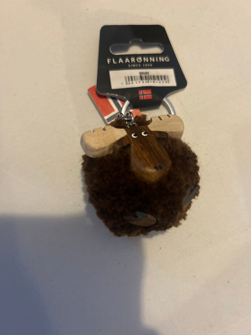 Nøkkelring rund elg