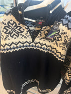 Nordlys XL blå genser