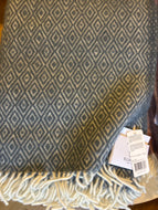 Pledd Klippan Stella blå