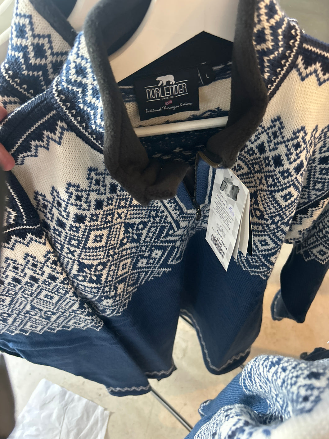 Genser Nordlender m glidelås M