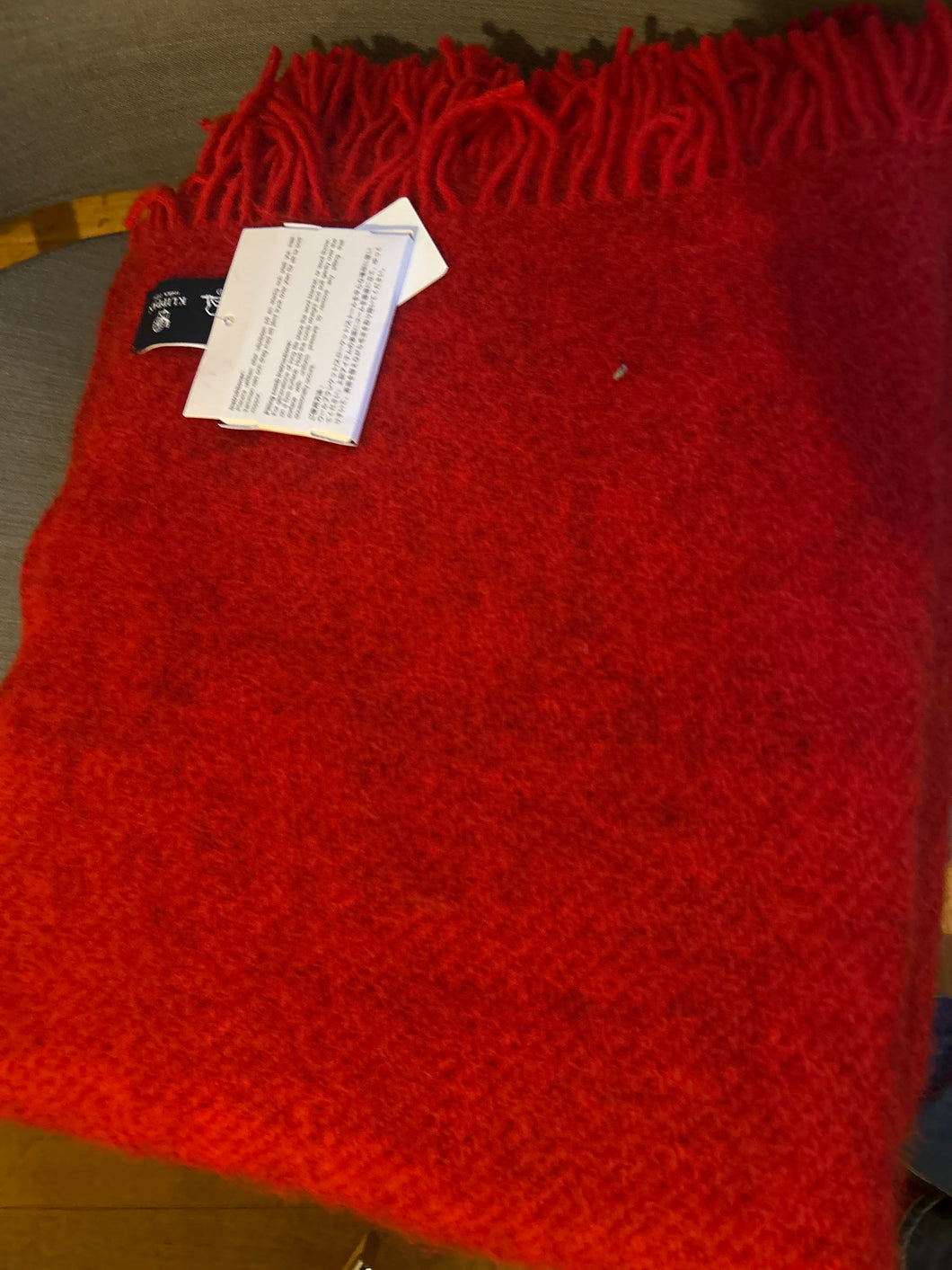 Pledd Klippan Gotland Rød