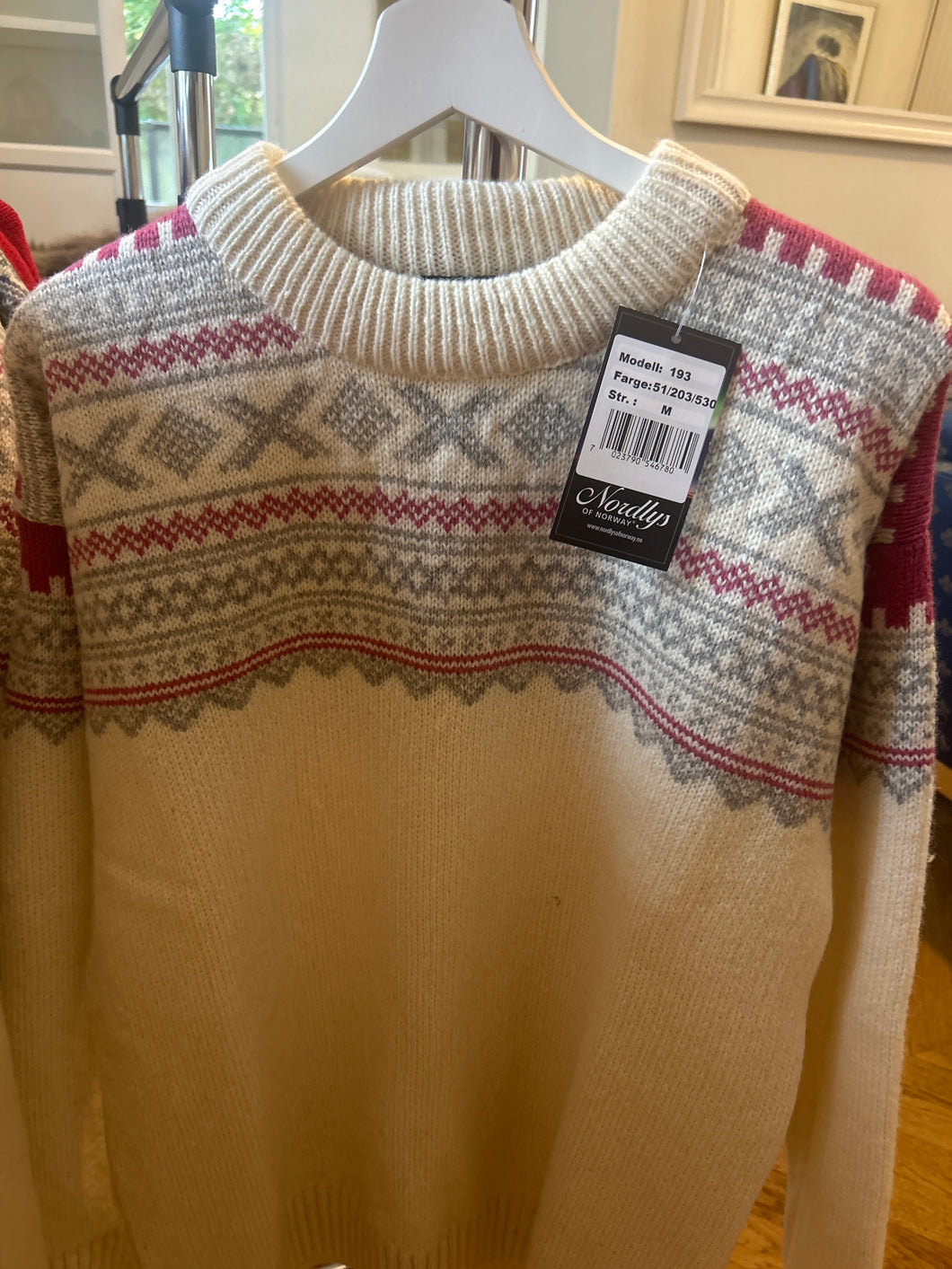 Genser rosa Nordlys M