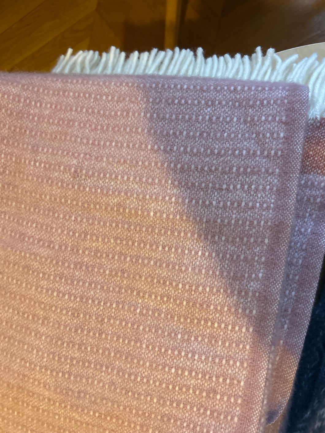 Pledd Klippan Harald Dusty rose