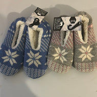 Tøfler blå eller rosa