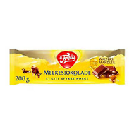 Walters mandler, melkesjokolade, chocholat