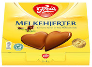 Melkehjerter 130g Freia - Cœurs fins de chocolat au lait