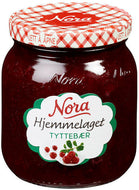 Tyttebærsyltetøy Nora hjemmelaget 400g - Confiture d'airelle rouge